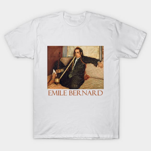 Smoking Hashish (1900) by Emile Bernard T-Shirt by Naves